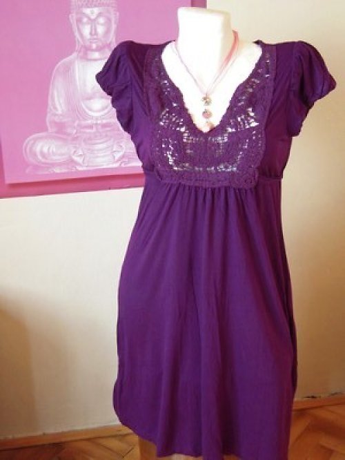 Šatečky hippie violet — foto 1