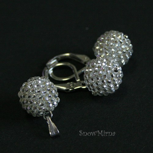 Náušnice - Silver Ball — foto 1