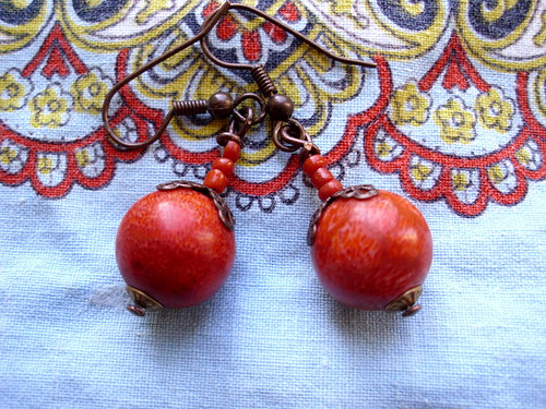 Náušnice Coral — foto 1