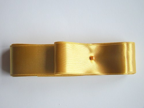 Stuha saténová zlatá