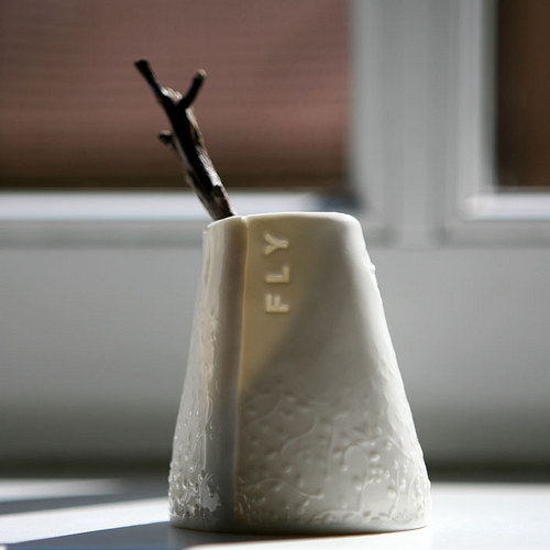 Váza FLY (porcelán) — foto 1