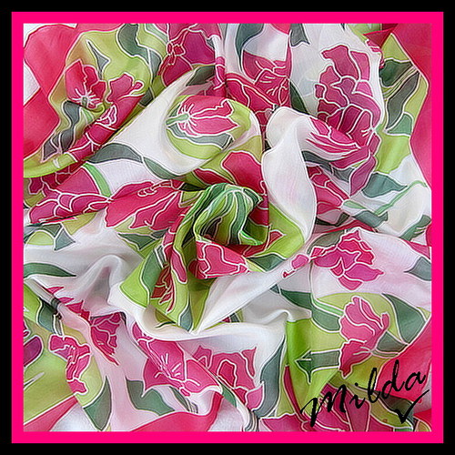 Červené tulipány 90x90 — foto 1