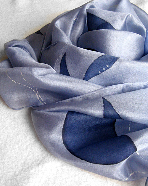 Simple blue - set šálu a kravaty — foto 1