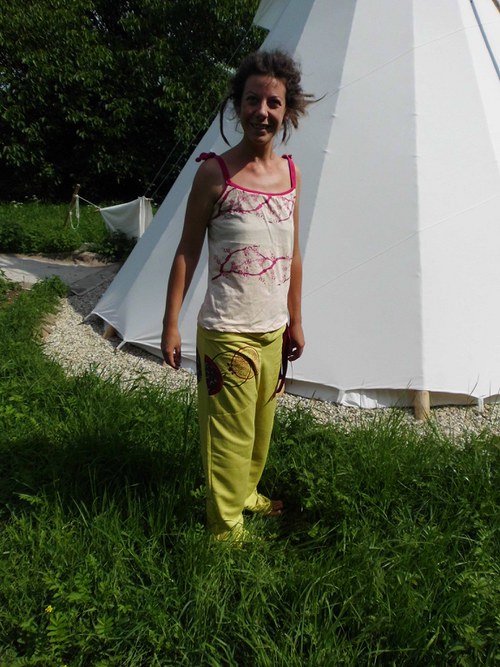 Gatě pomerančové — foto 1