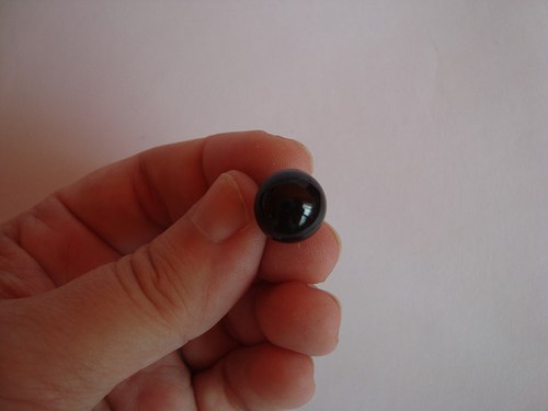 Plastová očka 12 mm - černá — foto 1