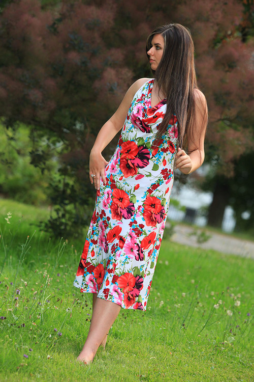 Letní šaty - vlčí máky — foto 1