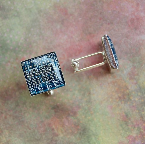 IT manžetové knoflíčky /blue/ — foto 1