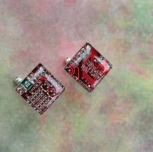 IT manžetové knoflíčky /red/ — foto 1