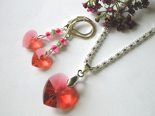 Swarovski sada Padparadsha — foto 1