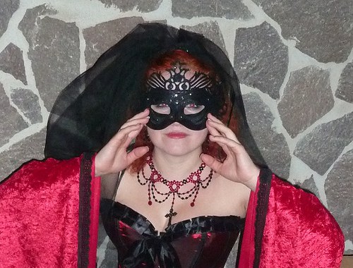 Gothic red and crucifixs — foto 1