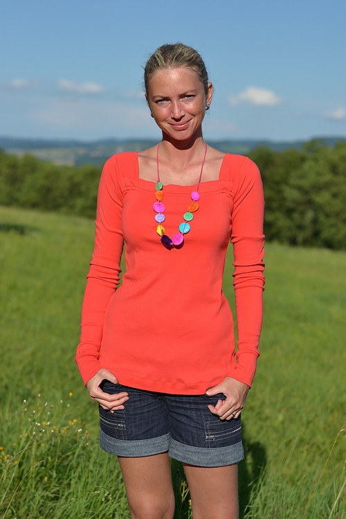 Oranžové tričko — foto 1
