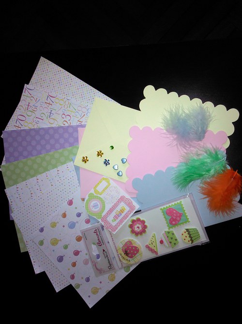 Sada scrapbook - výroba přání — foto 1