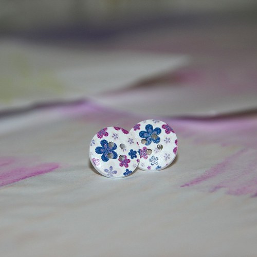 Knoflíkové náušnice (4) — foto 1