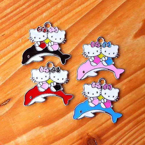 Velká Kitty s Delfínkem - Černá — foto 1