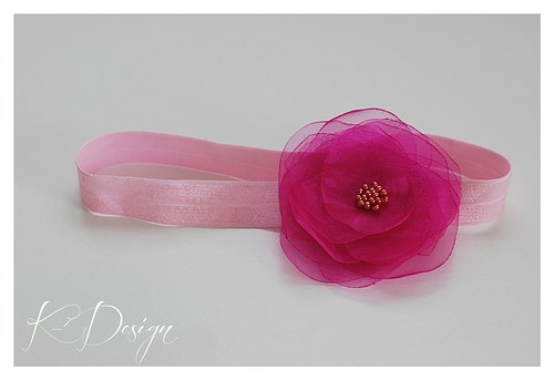 Čelenka pro malou slečnu - fuchsia — foto 1