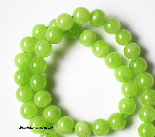 769.Jadeit/ 8mm/ 5 kusů — foto 1