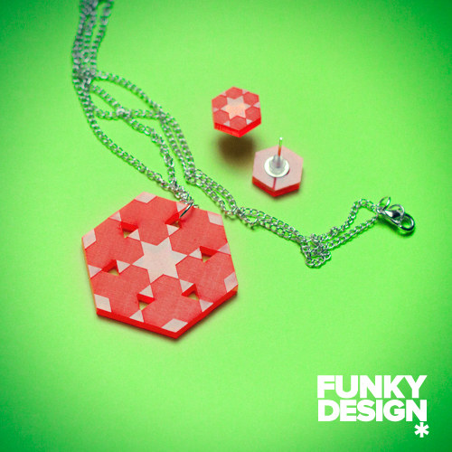 Bloody Snowflake [náhrdelník + náušnice] — foto 1