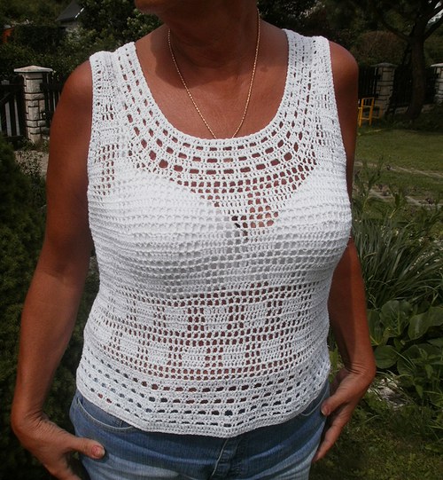 Bílé tílko