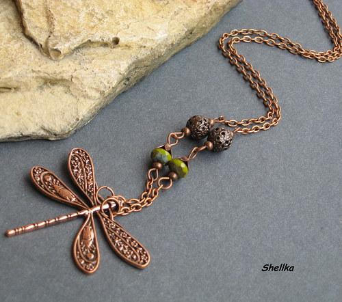 Náhrdelník ,,DRAGONFLY,, — foto 1