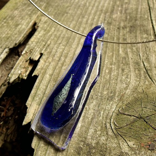 Skleněný šperk "ROYAL BLUE" — foto 1