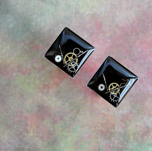Manžetové knoflíčky /black/ — foto 1