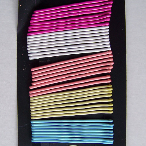 Kovové sponky(pérka) barevné LIGHT/ MIX 10 ks