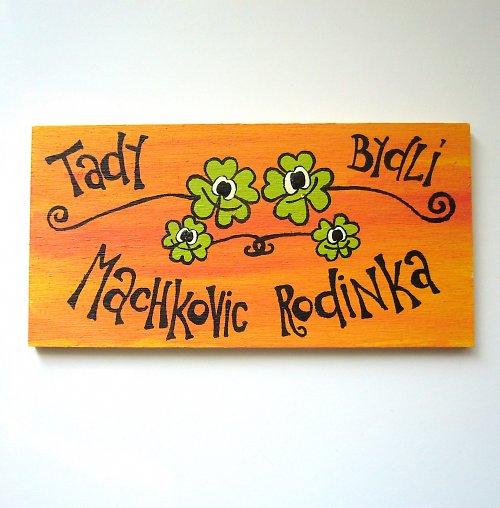 Cedulka na dveře NA PŘÁNÍ — foto 1