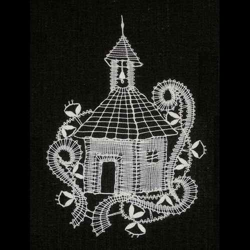 Ručně paličkovaná krajka - Kostelík (45)