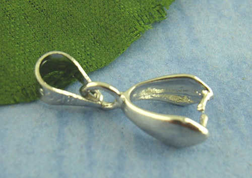 Šlupna na uchycení přívěsku/ platina/ 4x17mm/ 2ks