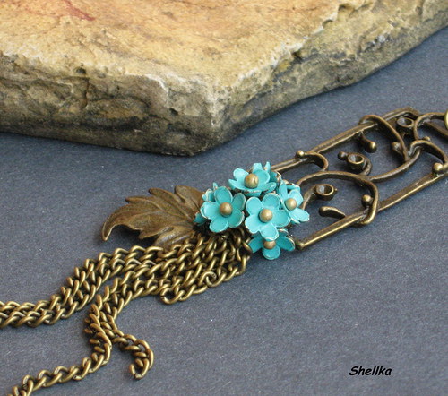 Náhrdelník ,,FORGET-ME-NOT,, — foto 1