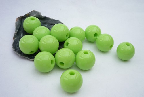 Akrylové korálky 18 ks - 10 mm