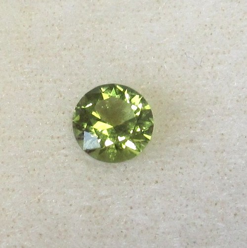 Verdelit Tanzánie 6,3 mm — foto 1