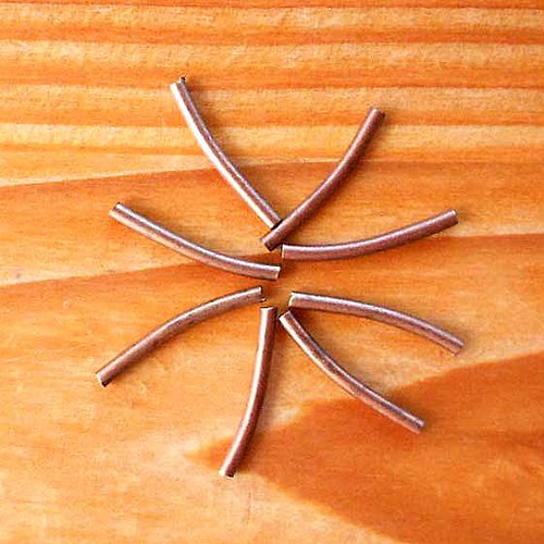 Trubička 2x20mm - 10ks - Měděné