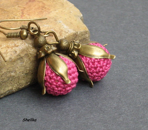 Háčkované náušnice ,,MINI BOBULKY,,2 — foto 1