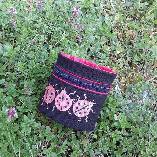Černá malovaná-3 berušky — foto 1