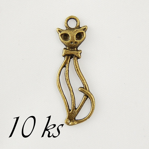Elegantní kočička bronzová - 10ks — foto 1