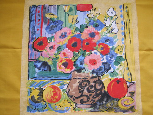 Kytice - panel látky 35 x 34 cm — foto 1