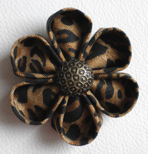 Kanzashi tygřík na přání — foto 1