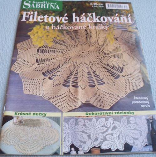 Filetové háčkování a háčkované krajky — foto 1