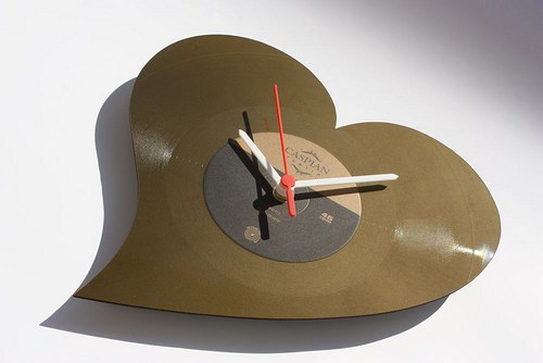 Gold Heart Clock — foto 1