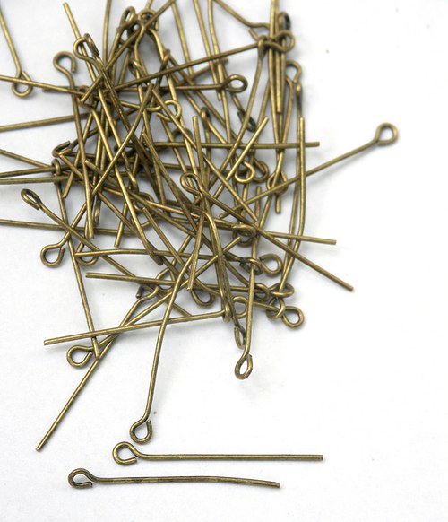 Ketlovací jehly 10g/50g/100g starobronz