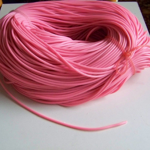 Pryžová šňůrka/ růžová / 3mm/ 5m