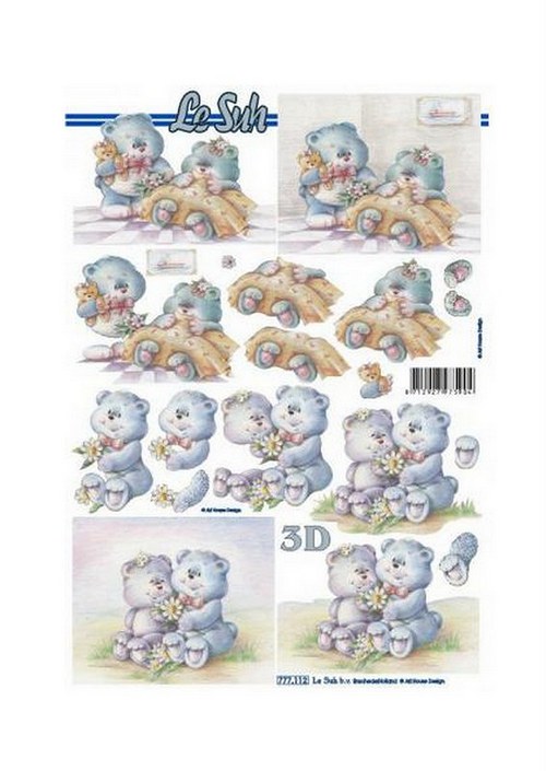 3D papíry - Medvídci — foto 1