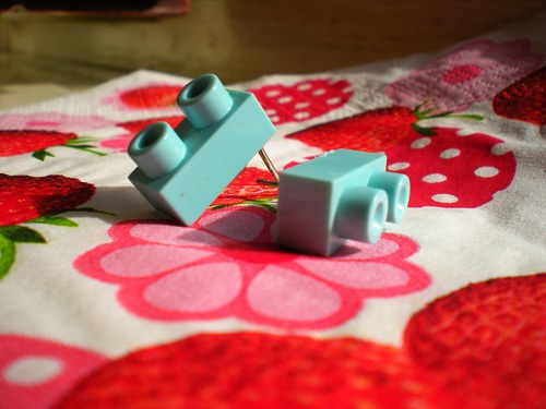 Naušnice lego — foto 1