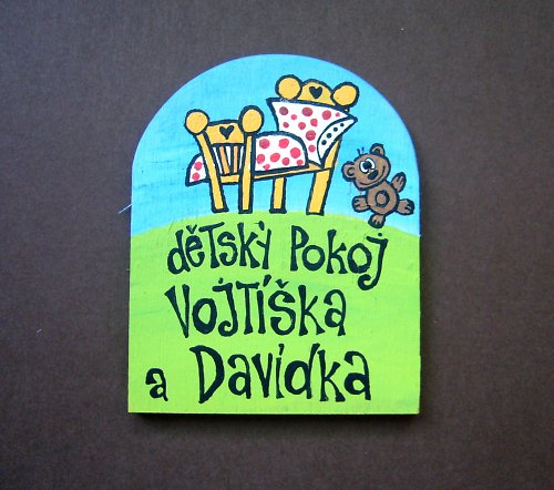 Cedulka na dveře NA PŘÁNÍ — foto 1