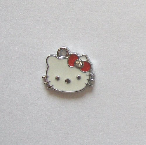 Přívěsek kočička Hello Kitty O 006 - obličej — foto 1