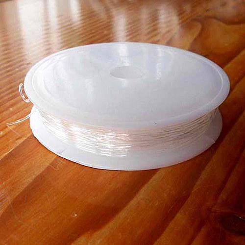 Elastické Lanko 0,80mm - 10m - Čiré — foto 1