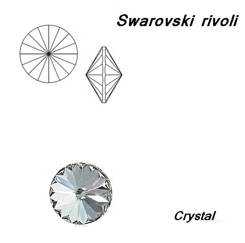 SWAROVSKI elements Rivoli 10 mm Crystal — foto 1