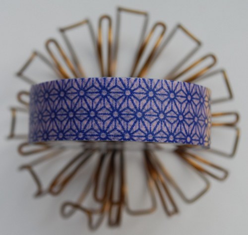 WASHI lepící páska - fialová s ornamenty
