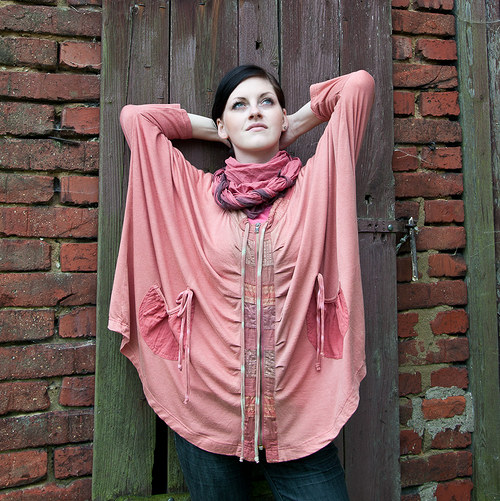 Pončová halena na zip - vel. uni size — foto 1
